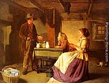 William Henry Midwood Canvas Paintings - The Potter